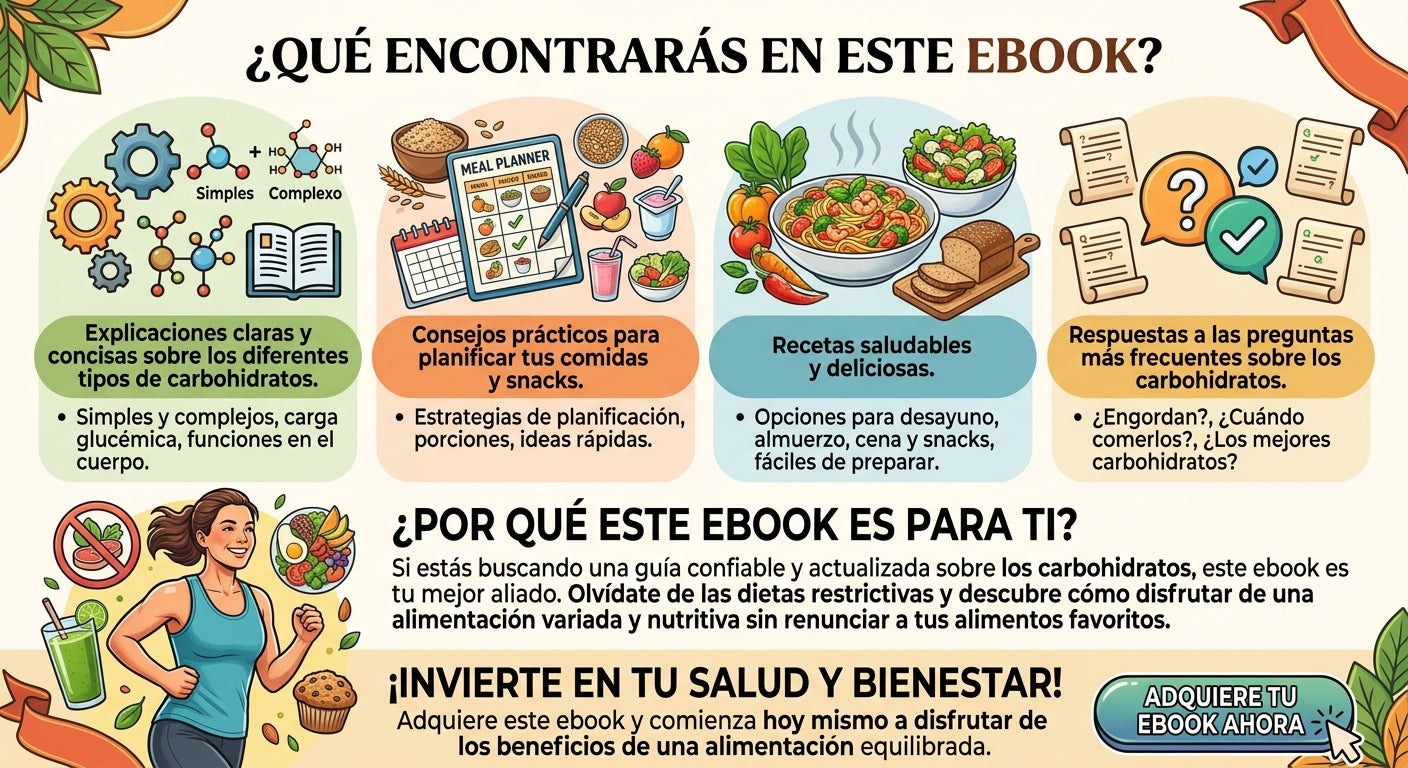 Carbohidratos sin culpa
