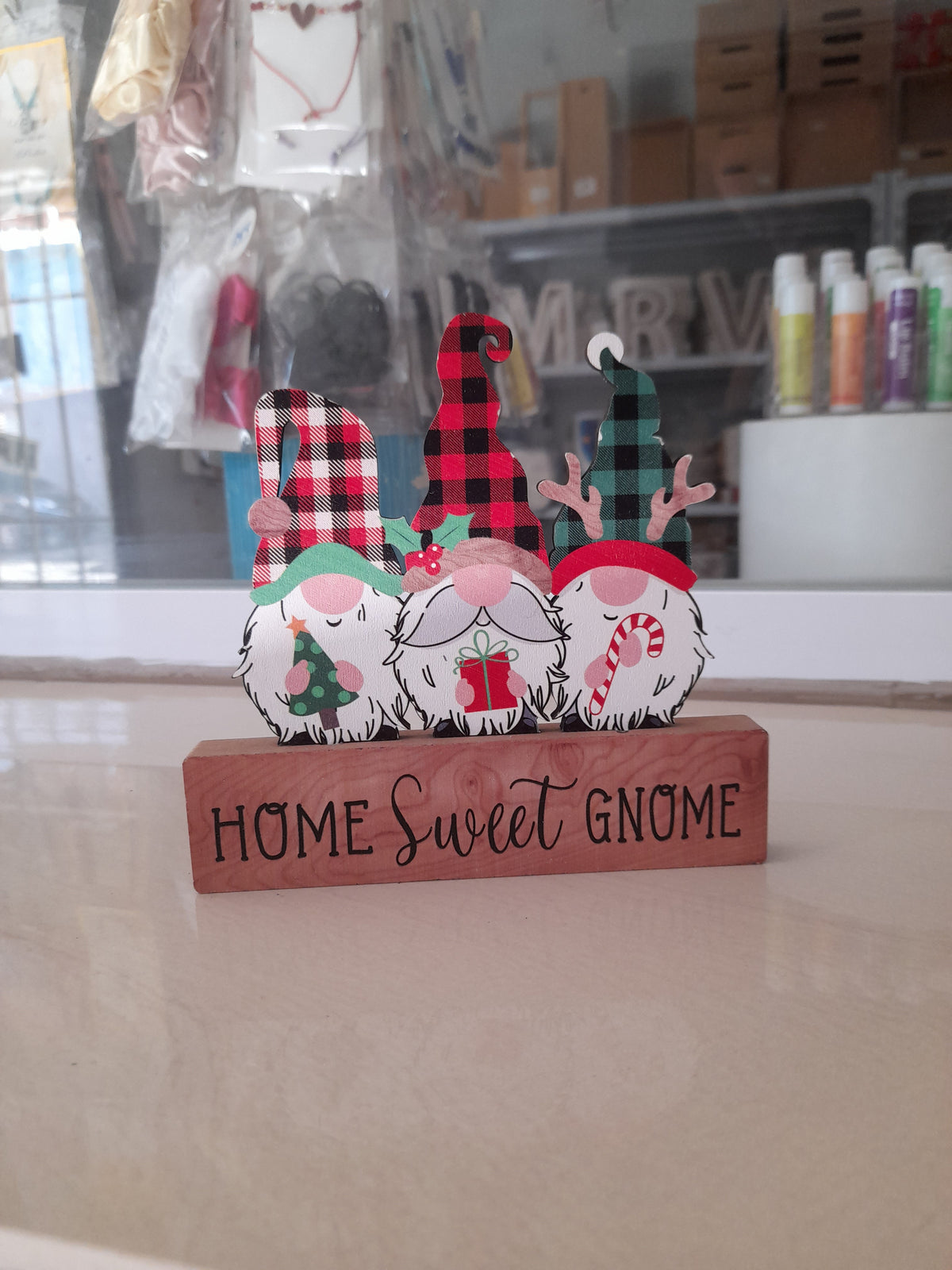 decoracion de madwera navidad