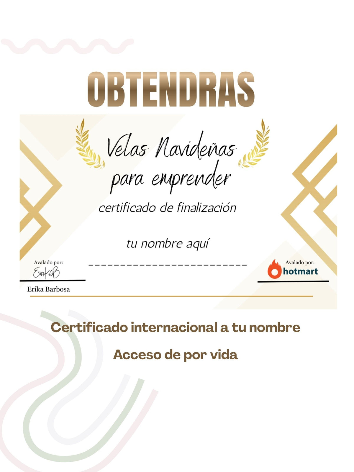 velas navideñas para emprender