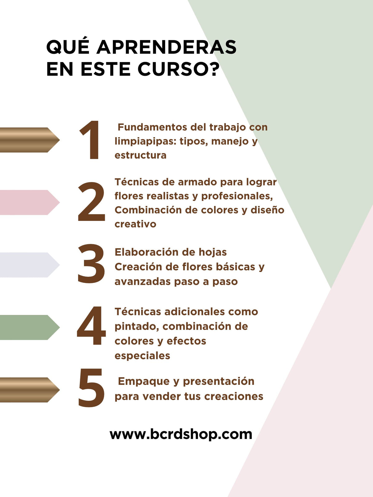 Flores Eternas en Limpiapipas y Listón para Emprender