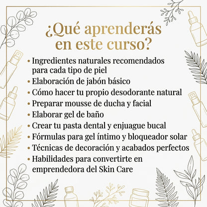 SKIN CARE CREA TU PROPIA LINEA Y TU RUTINA DIARIA