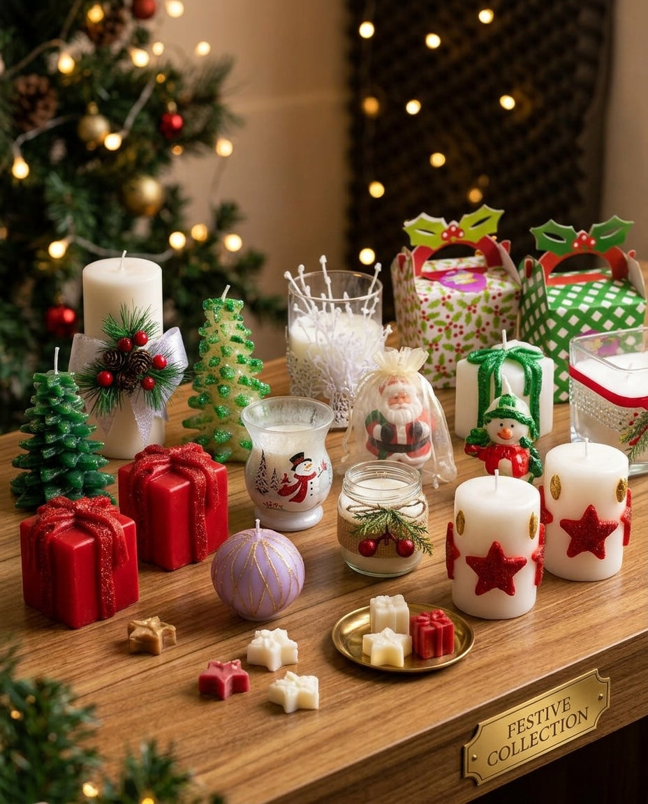 velas navideñas para emprender