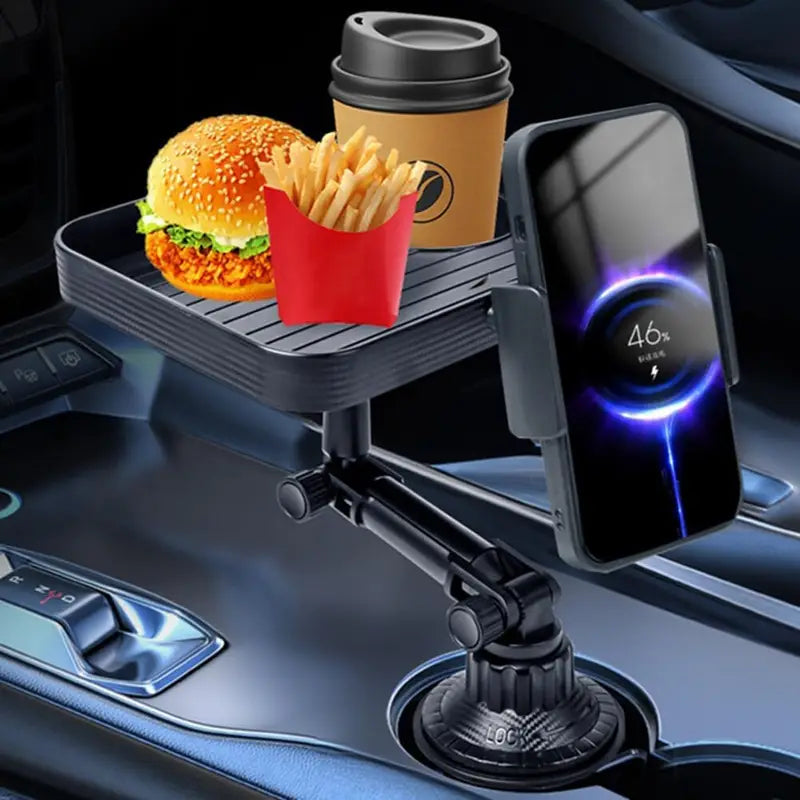SOPORTE DE COMIDA Y CELULAR PARA CARRO