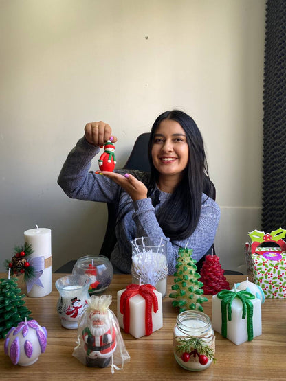 velas navideñas para emprender